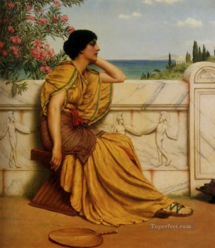 余暇 新古典主義の女性 ジョン・ウィリアム・ゴッドワード Oil Paintings